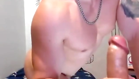 Super sexy girl sucks cock for cum