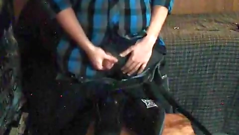 Sexy young girl with a big fat cock