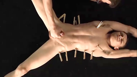 Spring dildo up and fucking