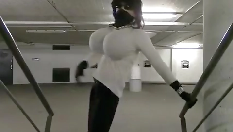 Sexy young chick with big black cock