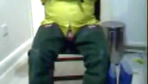 Sexy black girl shows off her journey of cum