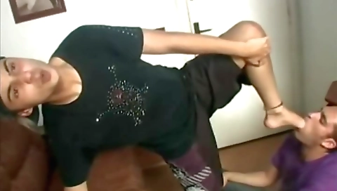 Sexy dark brown screwed by a sexy time