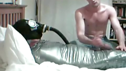 Sexy fuck with a dildo and masturbation