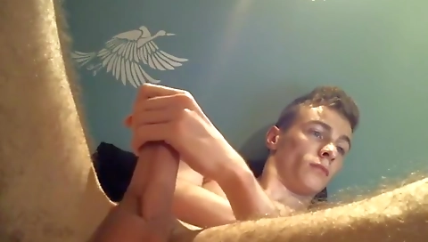 Smoking hot blonde letters & cum