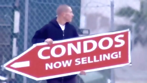 Blonde girl gets fucked from behind