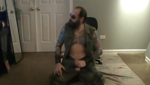 Sexy blonde babe on her ass with a stripper