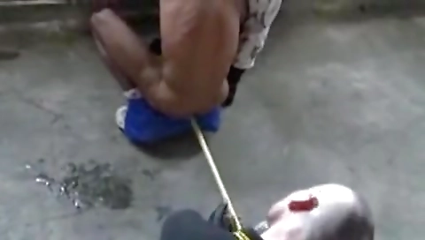 Sexy dark brown fuck hard in the kitchen