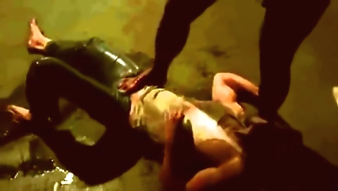 Hawt college girl fucked in the kitchen