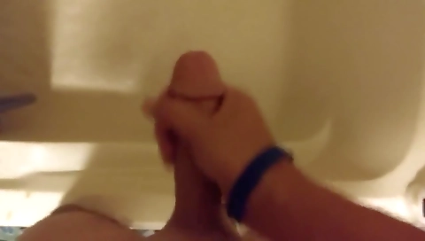 Sexy brunette hair with a dildo