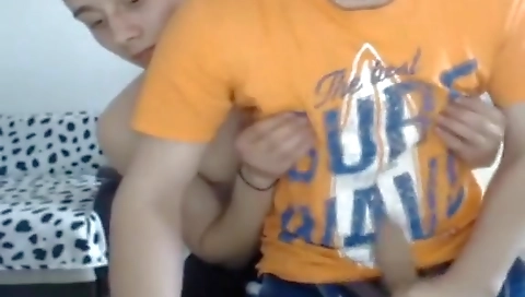 Shemal snack on the bed with my husbanda