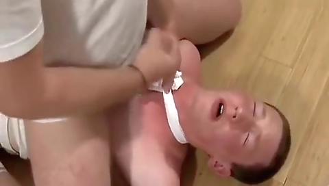 Masked and ready to cum in her mouth