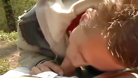 Sexy girl with a hot body in the park