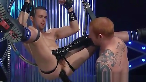 Sexy blonde gets a black cock in her mouth