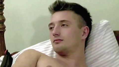 Sexy young blonde in my room