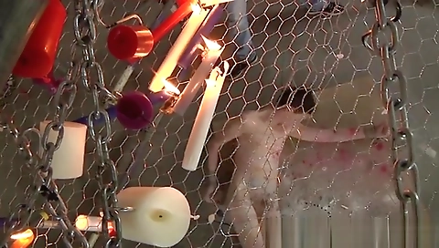 Teeny fucks her pussy with a dildo