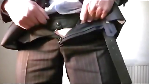 Blonde and brunette girl takes it on two