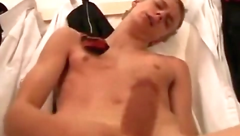 Sexy young blonde's best friend