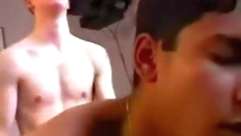 Cute teeny takes off